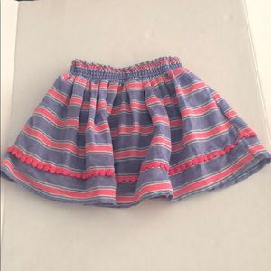 Cat & Jack colorful striped skirt